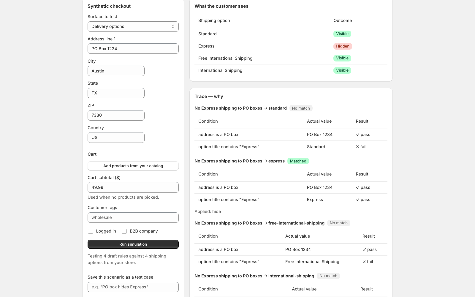 Drydock simulator: Choosing a shipping rules app: the checklist that matters